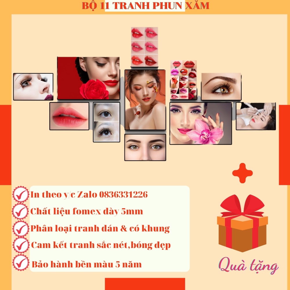TRANH PHUN XĂM SPA TRANH DÁN PHUN XĂM SIÊU ĐẸP GIÁ RẺ SEOLIP3 ÁNH DƯƠNG SIÊU BỀN BẢO HÀNH 2 NĂM