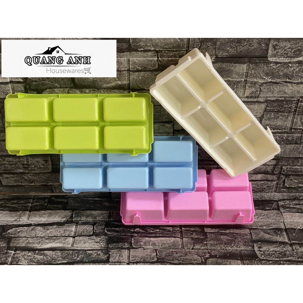 Khay làm đá 6 viên