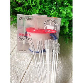 Cọ vệ sinh cốc tập hút, bình uống nước, ống hút mũi cho bé