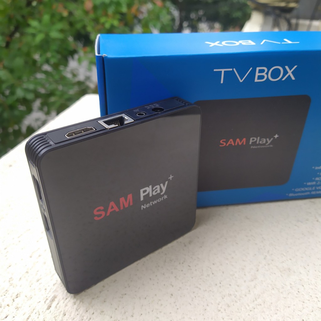 [ Chính Hãng ] Android TV Box SamPlay+, ram 2G, rom 16G, Wifi 2.4G+5G, google voice, bluetooth remote