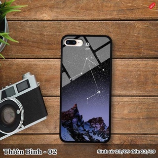 <Hot 2021> Ốp lưng kính 3D iPhone 7 Plus/ 8 Plus cung hoàng đạo