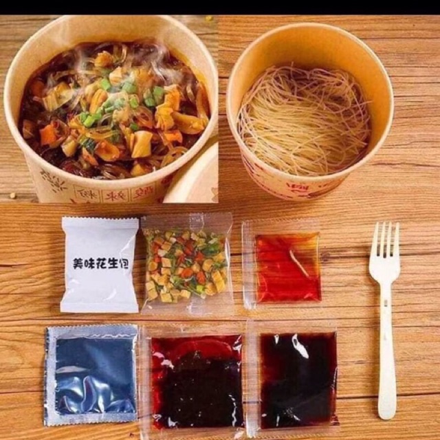 1 Thùng 6 Hộp Miến Chua Cay Trùng Khánh