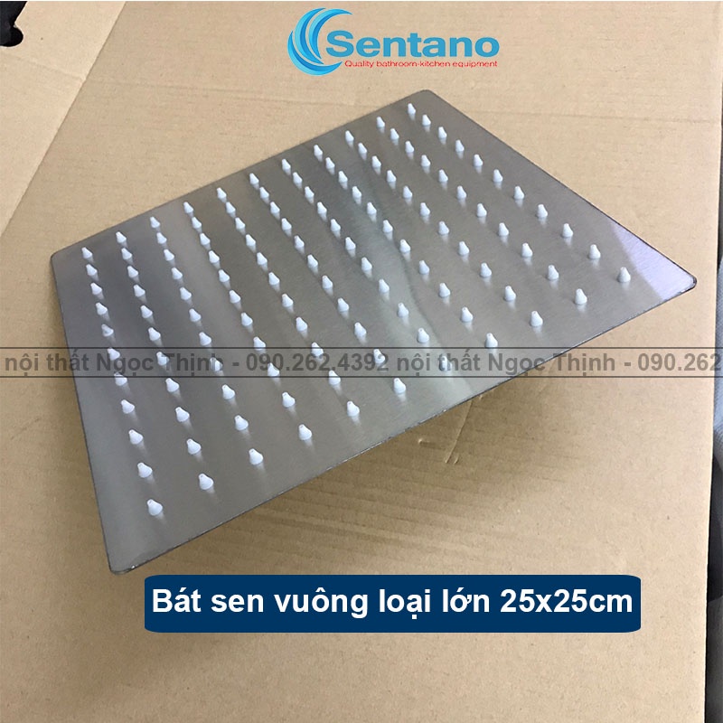 [RẺ VÔ ĐỊCH] Bộ sen cây tắm NÓNG Lạnh kiểu VUÔNG (Dòng Mới) STN-119 inox sus304 Điều chỉnh được chiều cao