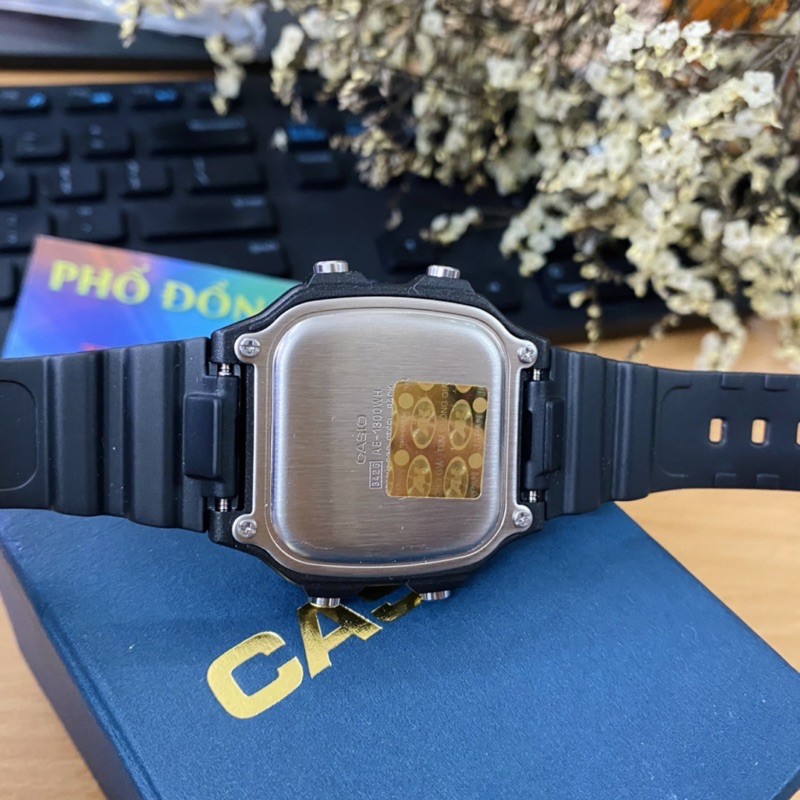 Đồng hồ nam dây nhựa Casio chính hãng Anh Khuê AE-1300WH-1A2VDF