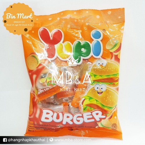 Kẹo dẻo Yupi berger Malaisia