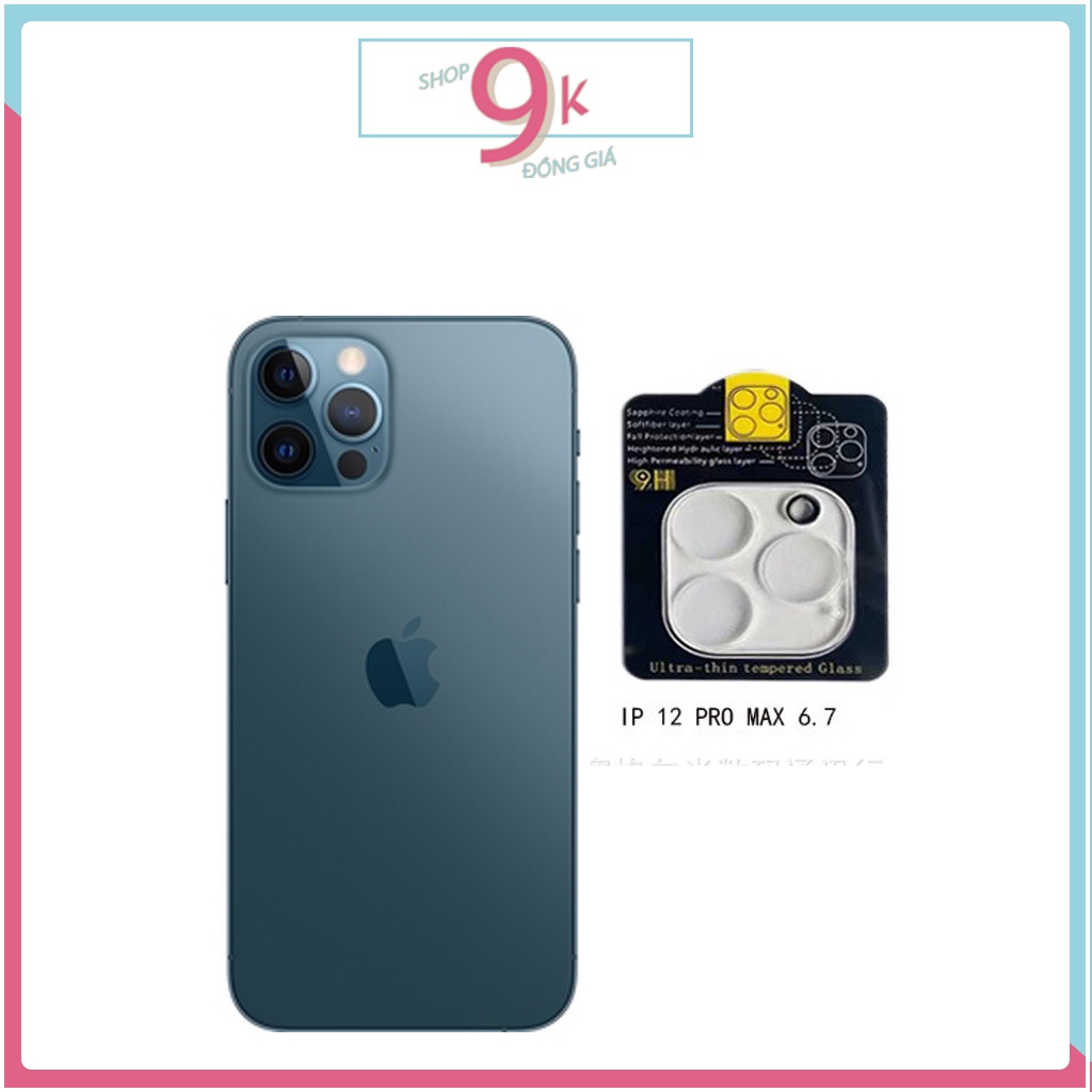 DÁN bảo vệ CAMERA trong suốt cho iPHONE 12 PROMAX ( 6.7 )