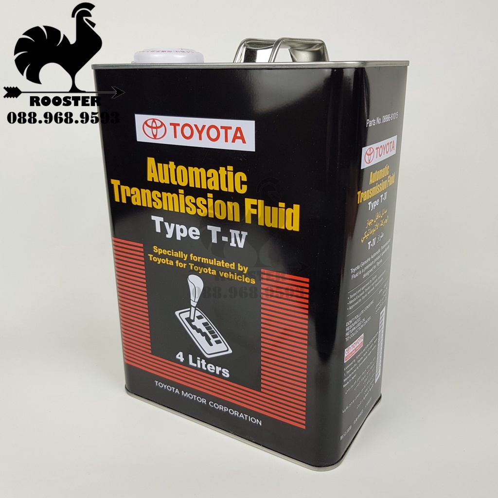 Dầu, nhớt hộp số tự động Type - T IV (Type T 4) dùng cho xe Toyota, Innova Fortuner, Lancruiser (Mã: 0888681015 )