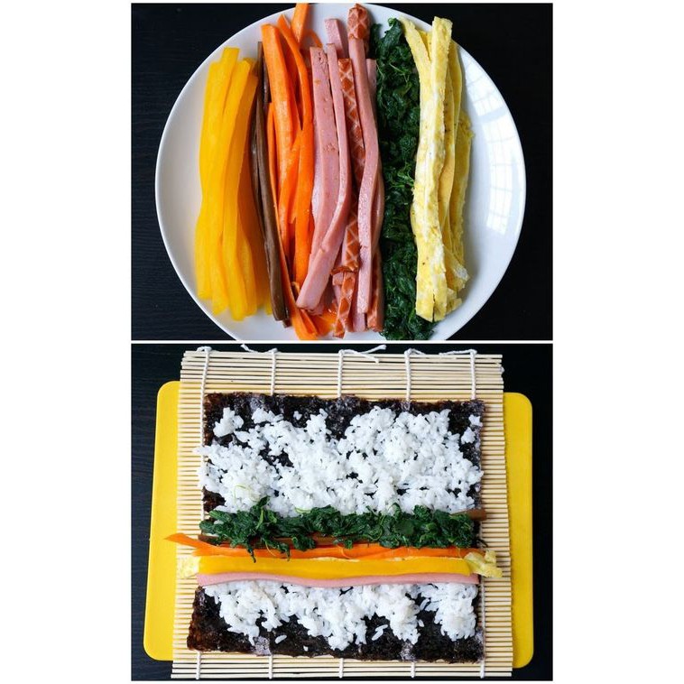 Combo 3 gói lá Rong Biển Cuộn Cơm Kimbap (10 lá/gói)