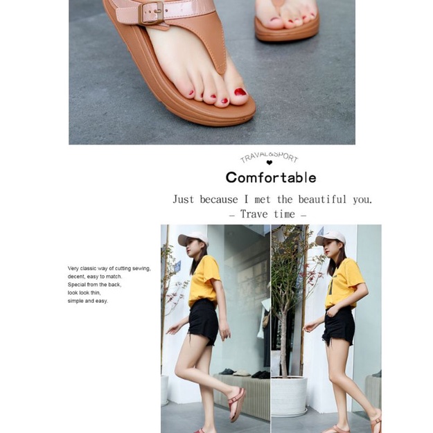 Dép xỏ ngón siêu nhẹ 4cm