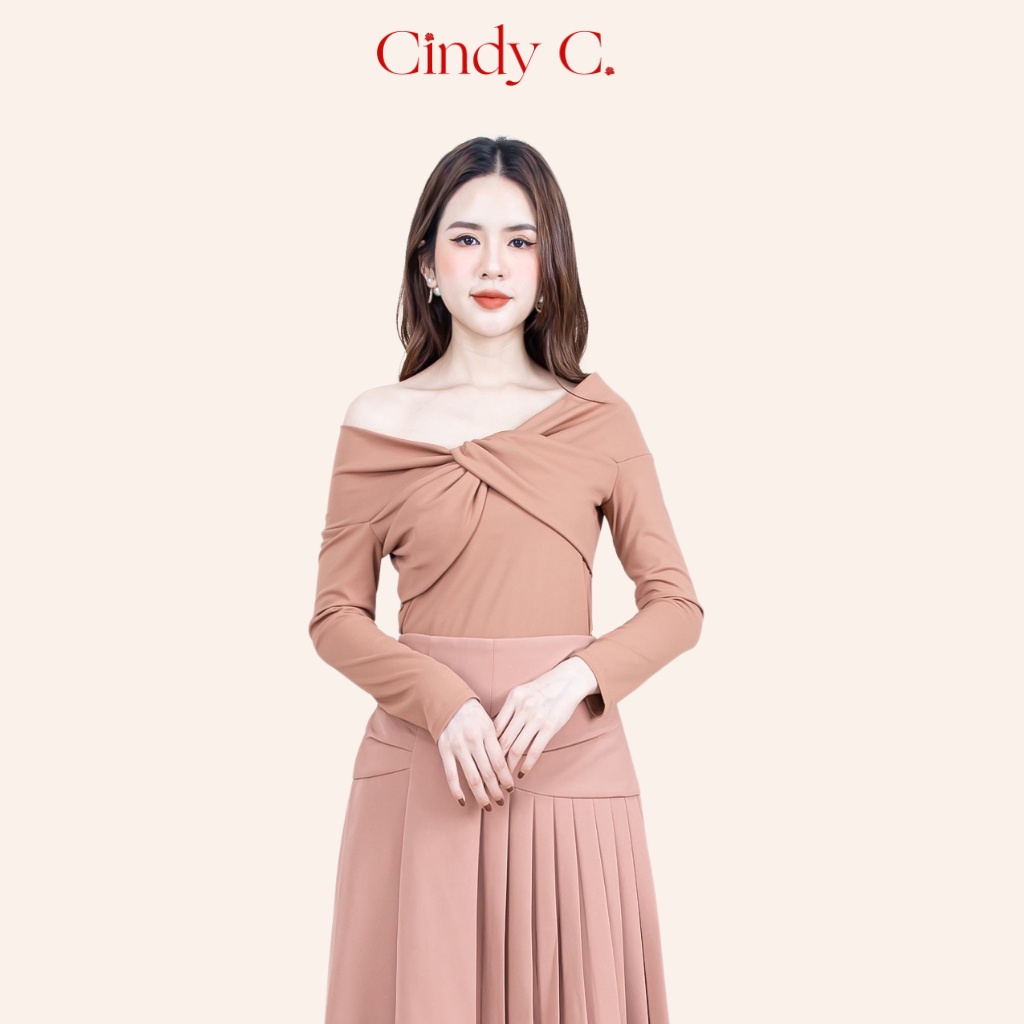 Áo trễ vai tay dài Felicia CINDY C 950