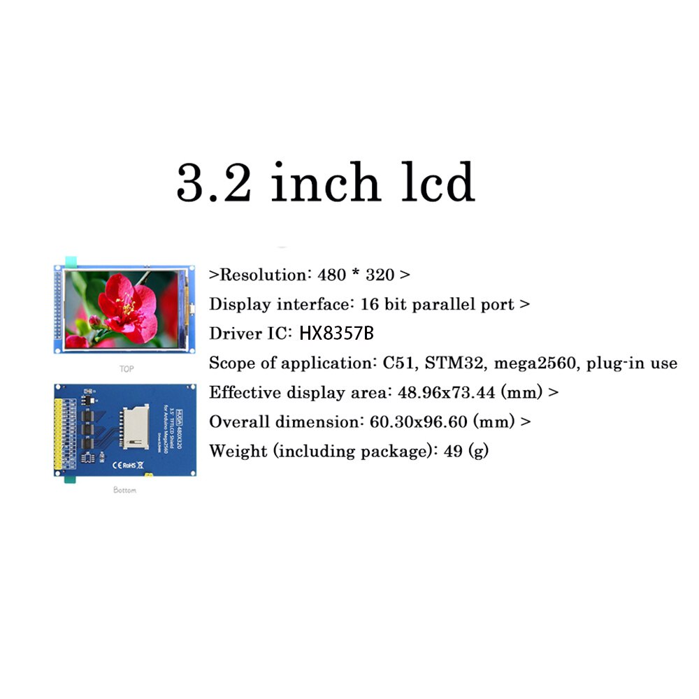 3.2/3.5/4.0 inch TFT LCD screen module Ultra HD 320X480 for Arduino MEGA 2560 R3 Board