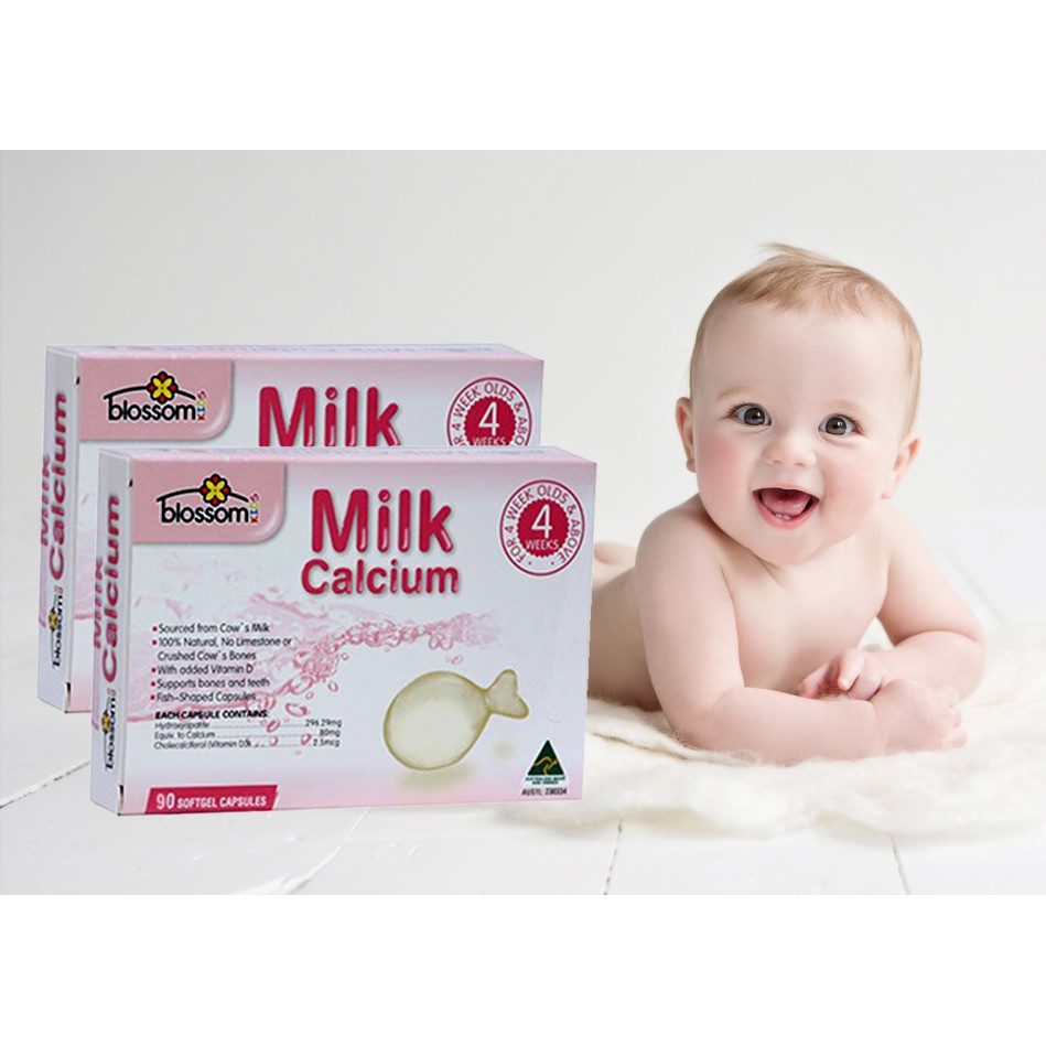 BỔ SUNG CANXI SỮA CHO TRẺ - BLOSSOM MILK CANXI 90 VIÊN