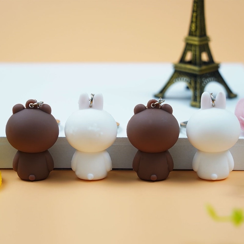 Móc khoá Gấu  Brown  và Thỏ Cony dùng treo móc khoá , túi xách