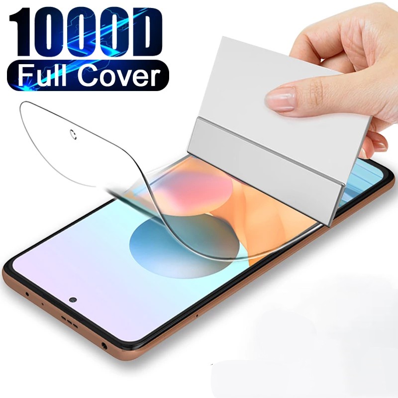 Miếng dán hydrogel cho Xiaomi Redmi 10 9 9A 9C 9T Note 10 10s 9 9s 8 7 Pro 8A 7A