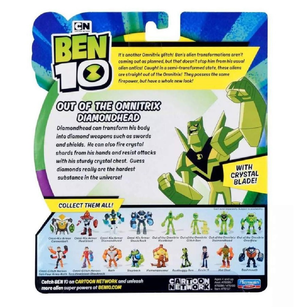 Mô Hình Đồ Chơi Nhân Vật Ben 10 Out Of The Omnitrix Diamondhead