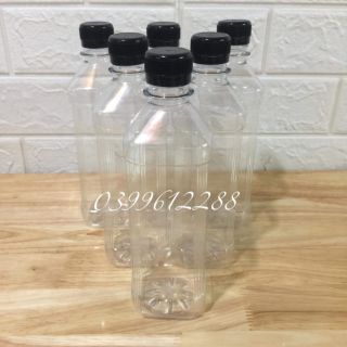 Combo 50 chai nhựa vuông 500ml