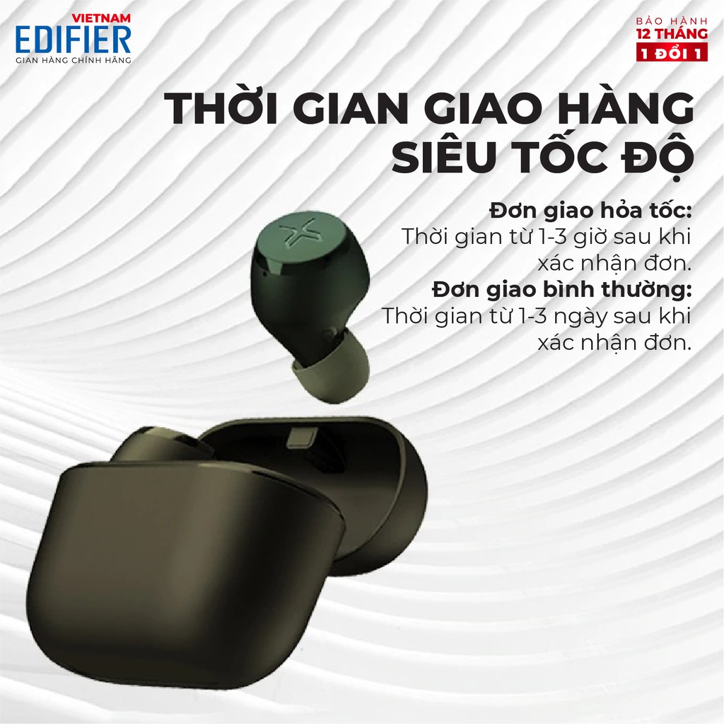 Tai nghe Bluetooth 5.0 EDIFIER X3 Âm thanh Stereo - Chống nước IP55 - Thích hợp học tập và làm việc trực tuyến (online)