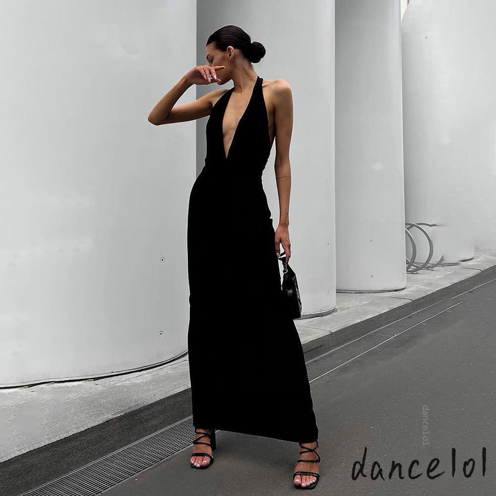 Đầm Múa 1O1 Tay Dài Lưng Cao Màu Trơn Thời Trang Mùa Hè Cho Nữ