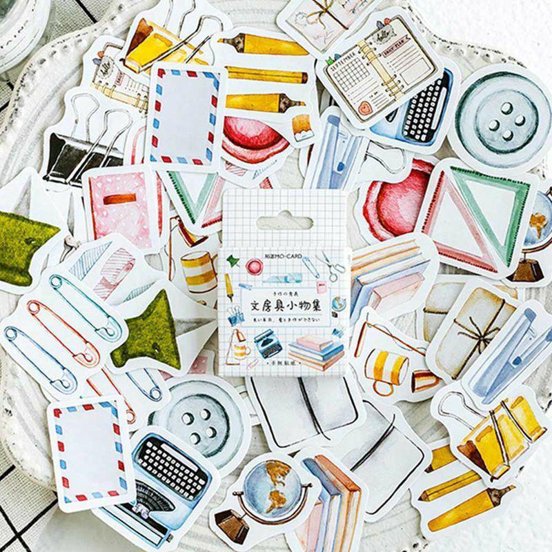 Set 46 Miếng Dán Trang Trí Sổ Tay Nhật Ký