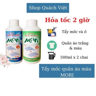 Tẩy mốc quần áo màu MORI, TẨY SẠCH MỐC trên quần áo mà không làm phai màu