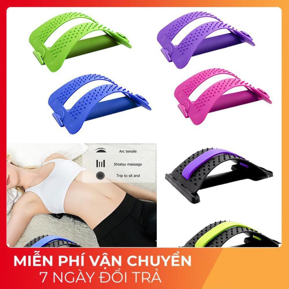 FREESHIP TỪ 50K Thiết bị chống căng cơ lưng Massage lưng thư giãn - Khung nắn chỉnh cột sống - Đồ Gia Dụng Tiện Ích