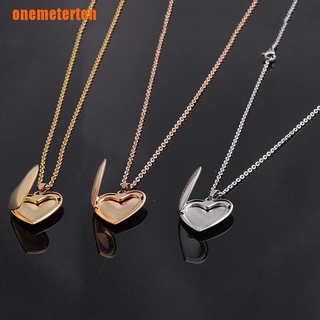 Vòng cổ mặt hình trái tim có khung đựng ảnh mở được cho nam và nữ