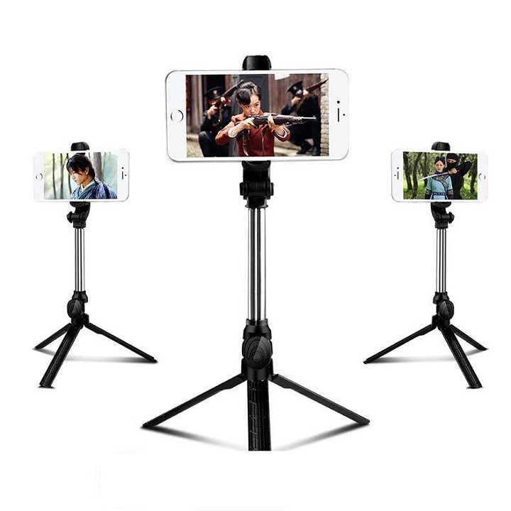 Gậy Chụp Hình Selfie Kiêm Giá Đỡ Tripod 3 Chân Cho Điện Thoại Bluetooth K07 ( Có Ảnh Thật )