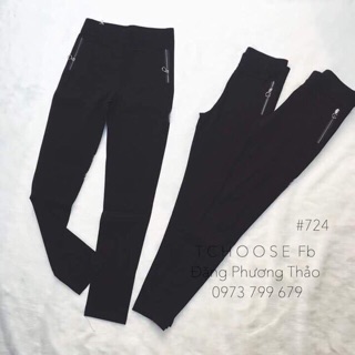 Quần legging umi 2 khoá siêu cấp