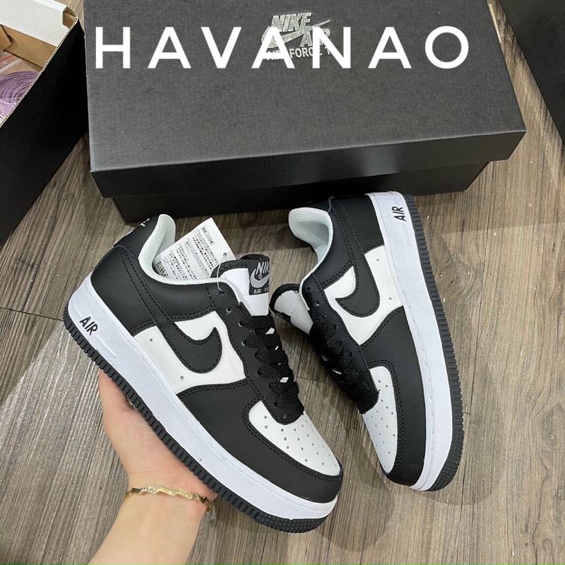 Giày sneaker nike air force 1 low panda - af1 cổ thấp đen trắng - Hype Sneaker | Phiên bản 1:1 chuẩn .