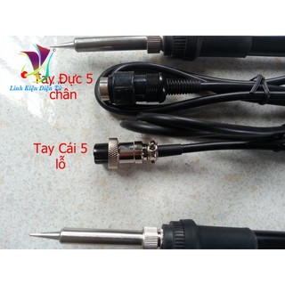 Tay hàn Hakko 907 silicone đực