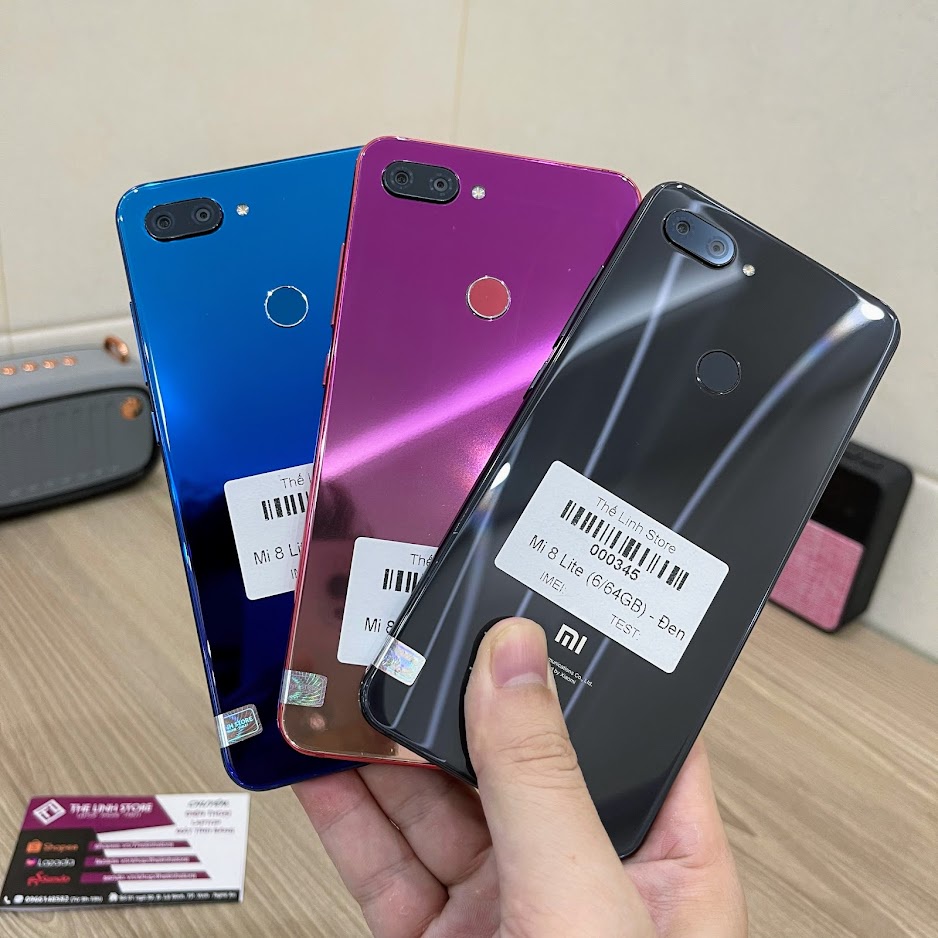 Điện thoại Xiaomi Mi 8 Lite màn 6.26 inch - Snap 660 ram 6G 64G