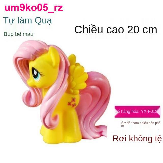 đồ sơ sinhĐồ chơi Little Pony cô gái Ziyue 5 món công chúa trẻ em búp bê thạch cao tô màu sơn tự làm phôi trắng