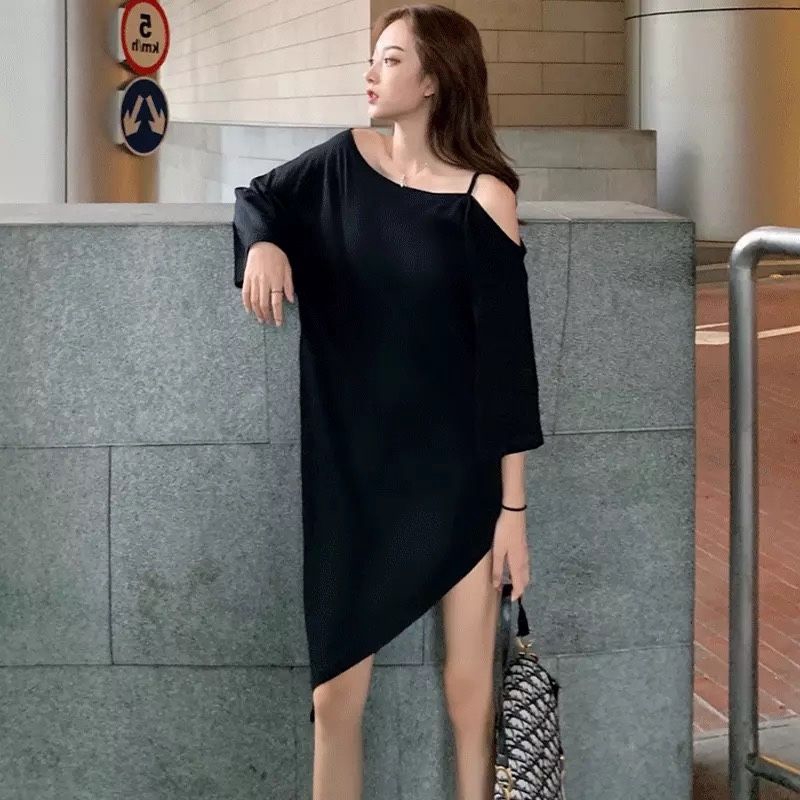 Đầm Nữ Dài Tay Lỡ Quyến Rũ Size Lớn / 37-100kg | BigBuy360 - bigbuy360.vn