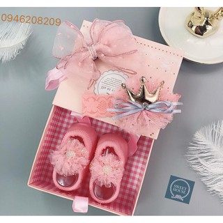 SET GIÀY VÀ BĂNG ĐÔ CHO BÉ GÁI
