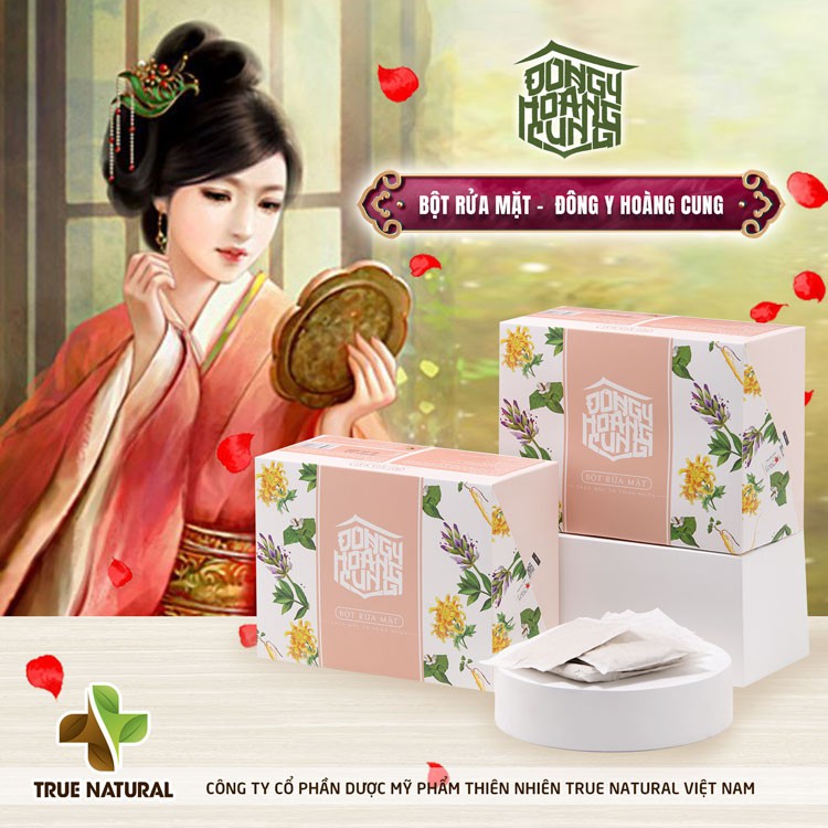 Bột Rửa Mặt Đông Y Hoàng Cung TRUE NATURAL Làm Sạch Da Loại Bỏ Bụi Bẩn Loại Bỏ Tế Bào Chết | BigBuy360 - bigbuy360.vn