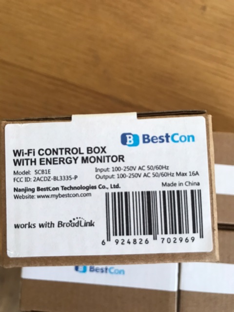 Công tắc wifi thông minh điều khiển từ xa Broadlink Bestcon SCB1E-Mới nguyên seal-Bảo hành 12 tháng