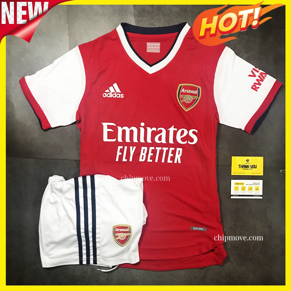 Áo bóng đá Arsenal đỏ 2021 Đỏ sân nhà Thái cao cấp