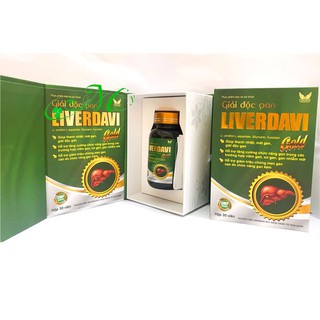 Giải Độc Gan LIVERDAVI GOLD - Hỗ trợ điều trị người viêm gan, xơ gan, gan nhiễm mỡ