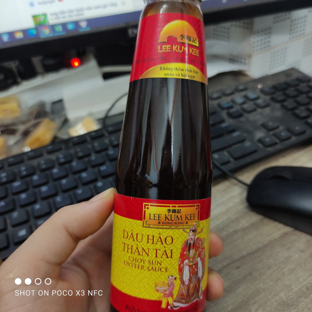 Dầu hào Thần Tài Lee kum kee - 255g- giá sale chỉ 29k