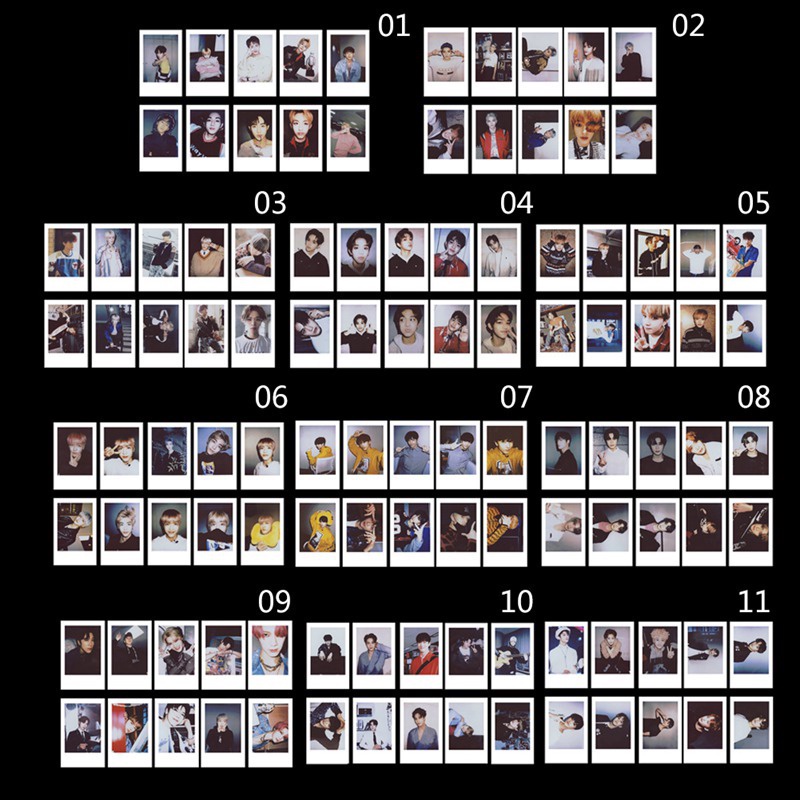 Thẻ Ảnh Polaroid Unnyt NCT127 DREAM Polaroid Chất Lượng Cao