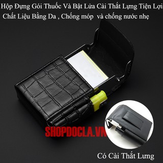 Hộp Đựng Thuốc Lá Cài Thắt Lưng Tiện Lợi Chống Gẫy, bao đựng thuốc lá