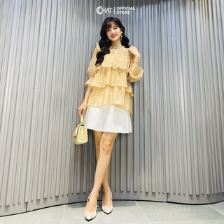Áo bèo cổ V 2 tầng CChat Clothes