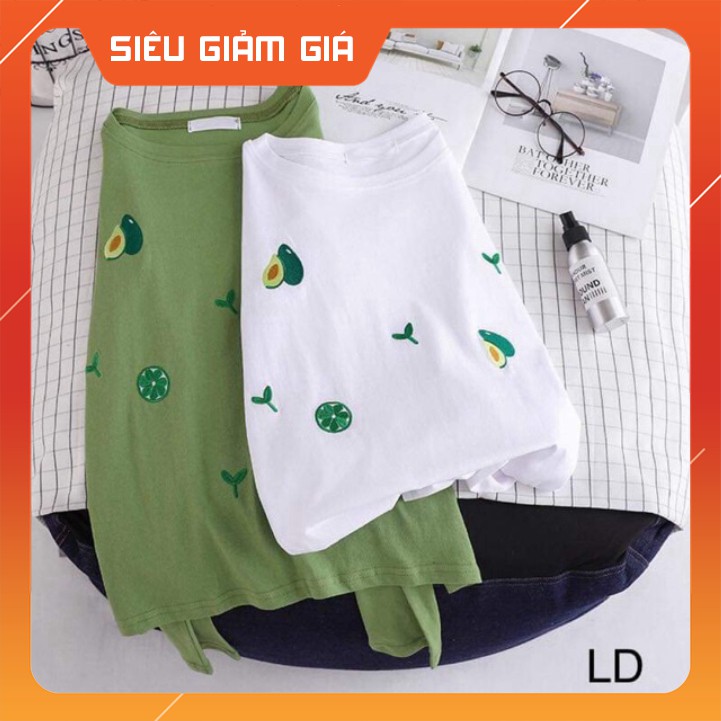 giảm giá Áo quả bơ in toàn thân tay dài L&D cực rẻ