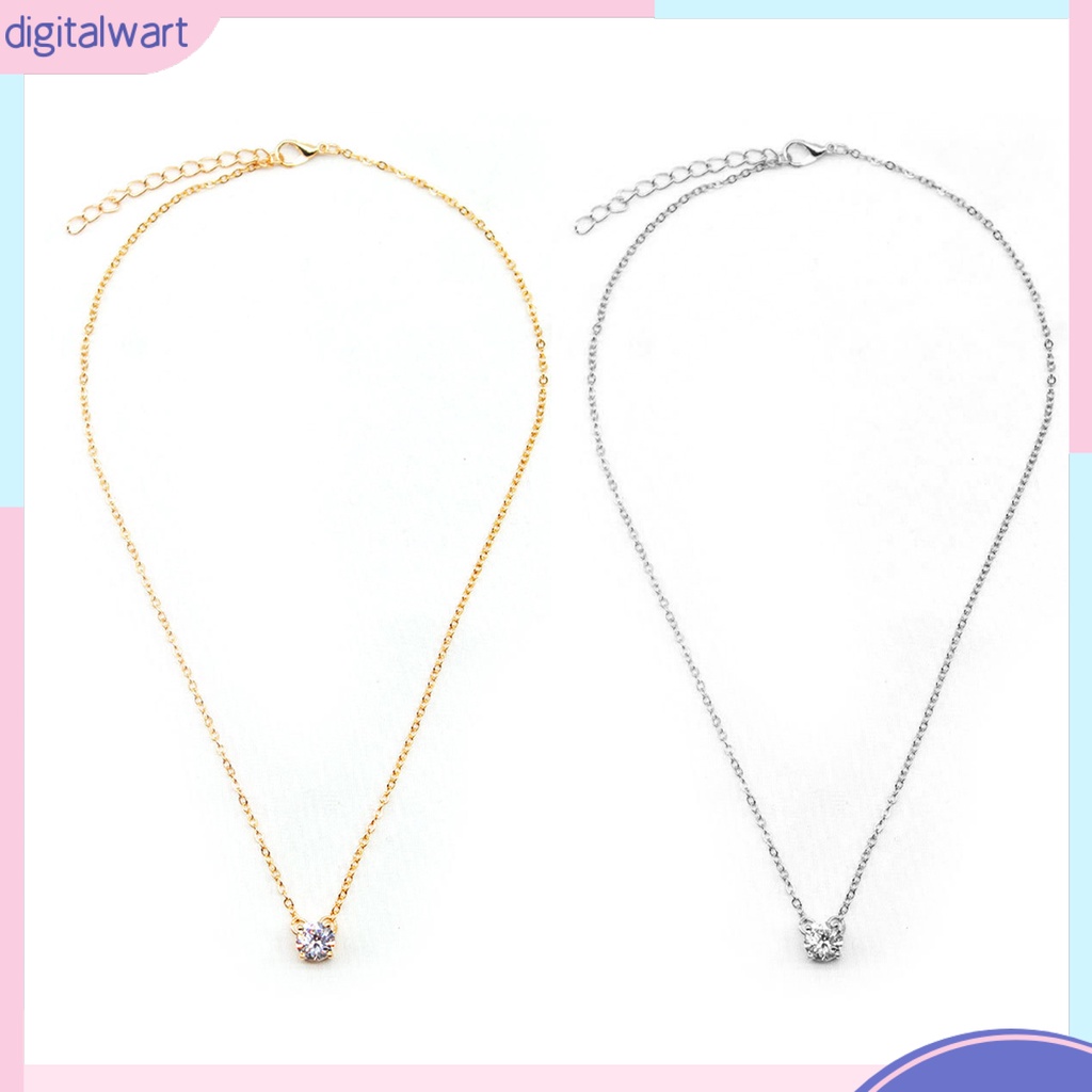 Dây chuyền đính đá kiểu dáng đơn giản thanh lịch dành cho nữ