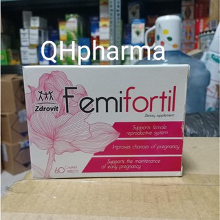 Viên uống femifortil hộp 60 viên.