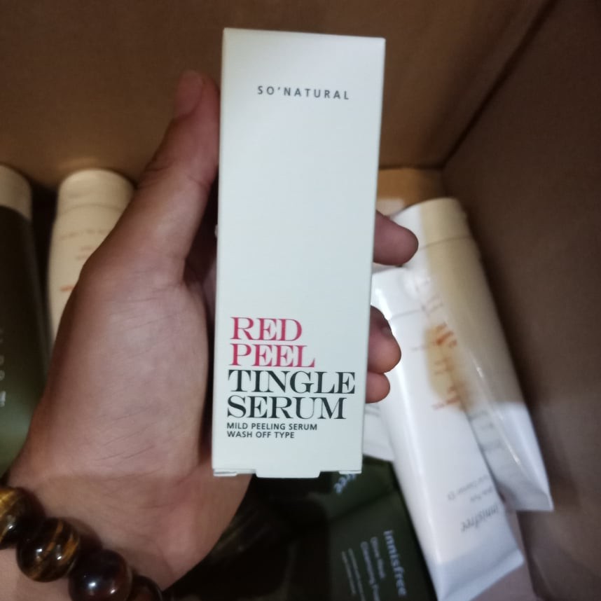 (HOT 2019) Serum Tái Tạo, Phục Hồi Da So’Natural Red Peel Tingle Serum 35ml