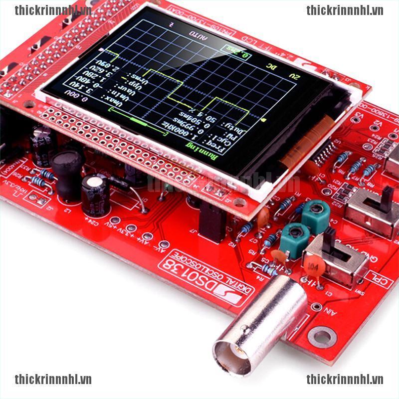 <Hot~new>New dso138 2.4" tft digital oscilloscope acrylic case diy kit smd soldered