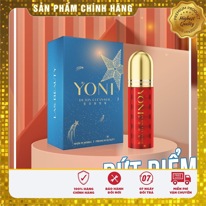 [Chính Hãng] viên yoni las beauty hộp 6 viên Yoni Detox Cleanser