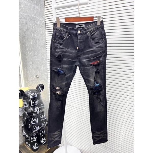 Quần Biker Siêu Cấp Vá Màu Cao Cấp