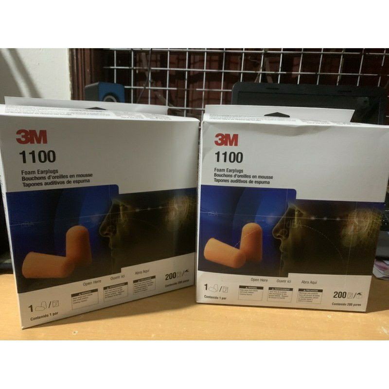 10 đôi Nút bịt tai, nút nhét tai chống ồn 3M 1100. KHUYẾN MẠI GIẢM GIÁ
